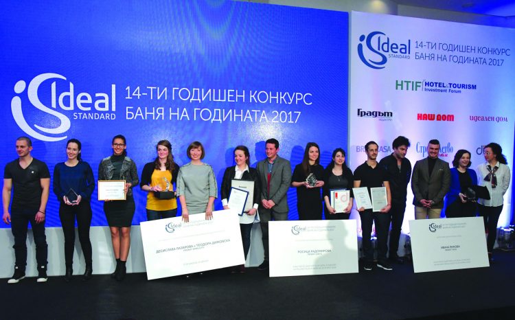 С бляскава церемония завърши14-ото издание на конкурса “IdealStandardБаня на годината”