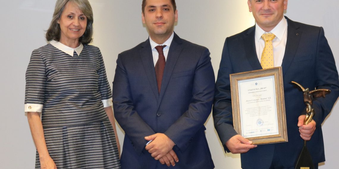 “Идеал Стандарт – Видима” е носител на голямата награда “Икар” на БСК