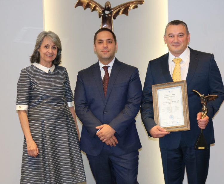 “Идеал Стандарт – Видима” е носител на голямата награда “Икар” на БСК