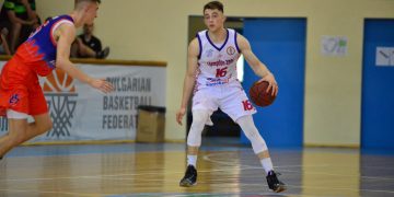 Баскетболистът Ангел Илиев в националния тим за юноши до 18 години