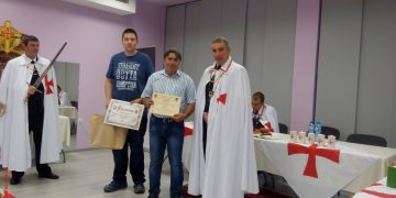 Васко Василев получи диплом за отдаденост на рицарските идеали от тамплиерите