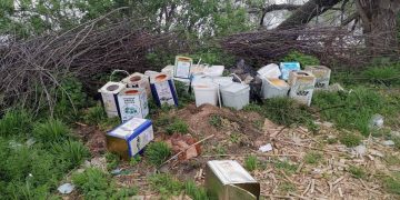 Отпадъчни мазнини изхвърлиха край реката