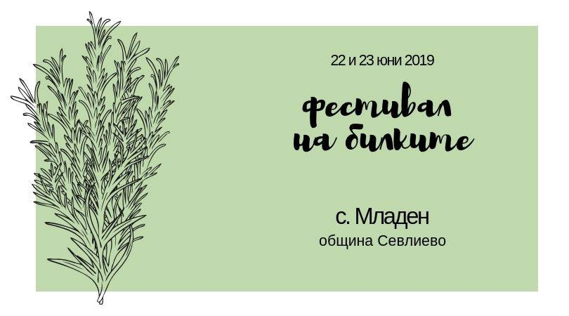Четвъртото издание на Фестивала на билките ще се проведе в село Младен