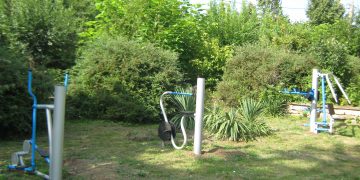 Фитнес уреди на открито за учениците в Добромирка