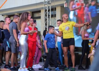 Магично лазерно шоу озари площада в първата вечер на XV-тия празник на тиквата в Севлиево