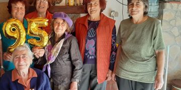 Най-възрастната крушевка – Кина Димова, духна 95 свещички