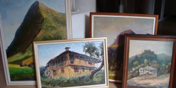 Дариха платна на Захари Иванов на Градската галерия