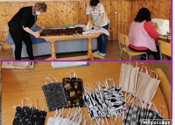 200 маски уши и дари екипа на Дневния център за деца с увреждания