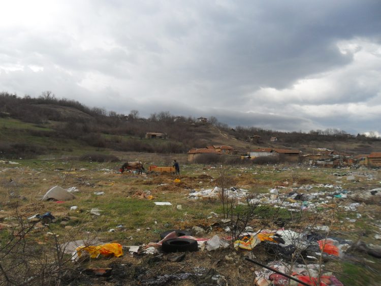 Над 100 дка нива, на километър от Севлиево, вместо с жито, е осеяна с боклуци и зарази