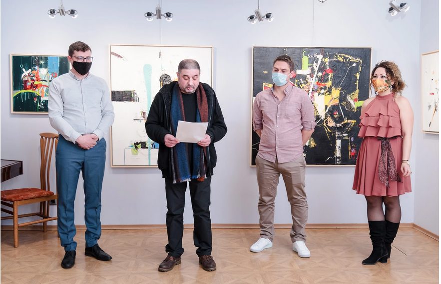 Проф. Владимир Аврамов откри изложбата на Христо Бозуков в галерия „Видима“