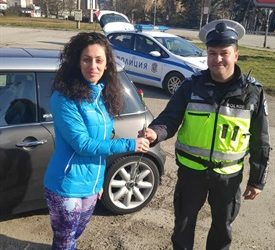 Полицията – с красив жест за 8-ми март