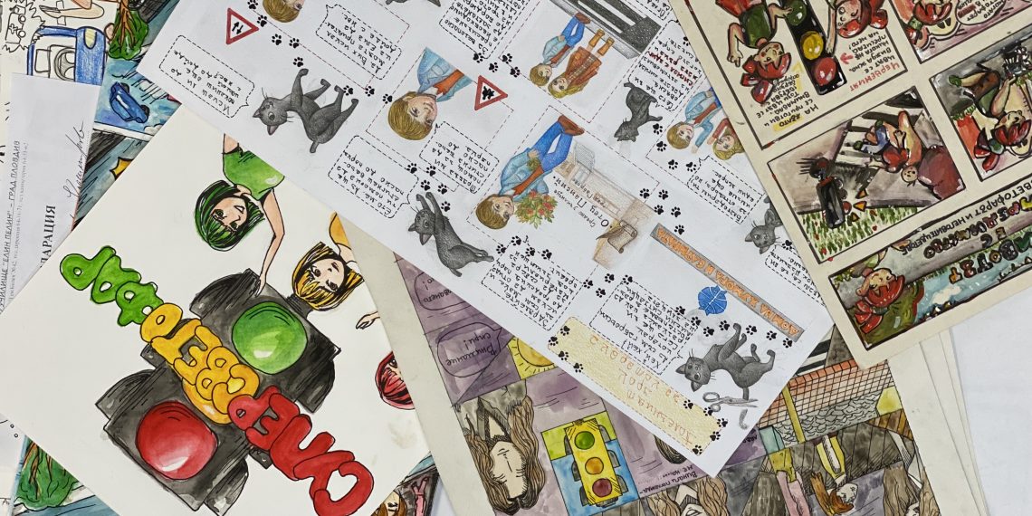 Изключителен интерес към първия по рода си Национален конкурс за комикс за пътна безопасност