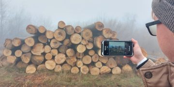 Демонстрация на иновативна система за точно цифрово измерване на дървесина бе извършена в СЦДП