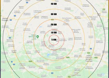 Горенето на боклуци край Върбовка ще засегне над 100 000 души, показаха карта
