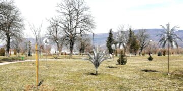 Четири нови метални цветя украсиха парк “Казармите”