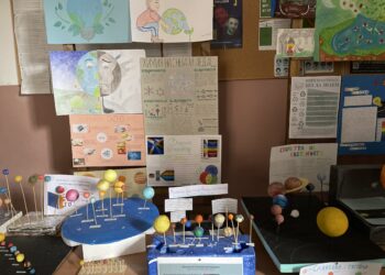 Избелващите свойства на оцета и запалителните  на захарта и солта, ученици от СУ “Васил Левски” представиха в Седмицата на природните науки