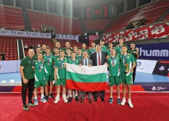 Стефан Ганчев триумфира с националите на Европейското по волейбол