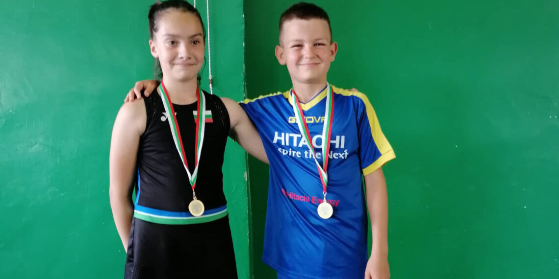 Мария и Иван – част от националния по бадминтон за Балканското първенство