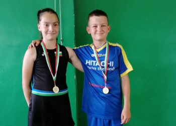 Мария и Иван – част от националния по бадминтон за Балканското първенство