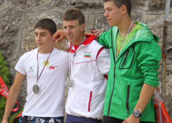 Параолимпийският вицешампион Християн Стоянов, участник на състезанието по изкачване на стълбите към Паметника на свободата