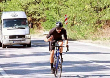 Стиви Гатев с успешен опит в шосейното колоездене