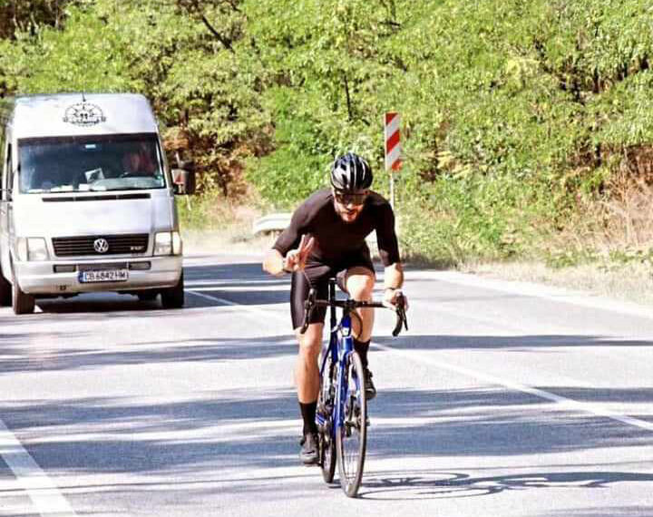 Стиви Гатев с успешен опит в шосейното колоездене