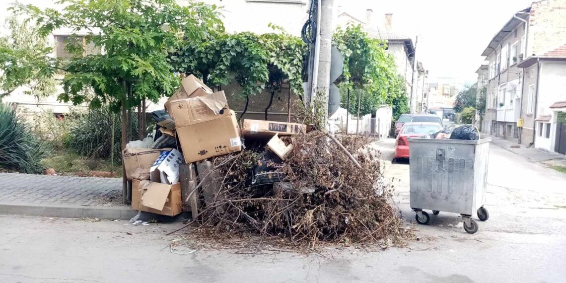 Предизборно чистене или предизборно изхвърляне на отпадъци край контейнерите в Севлиево?