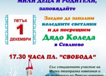 Светлините на коледната елха грейват на 1 декември