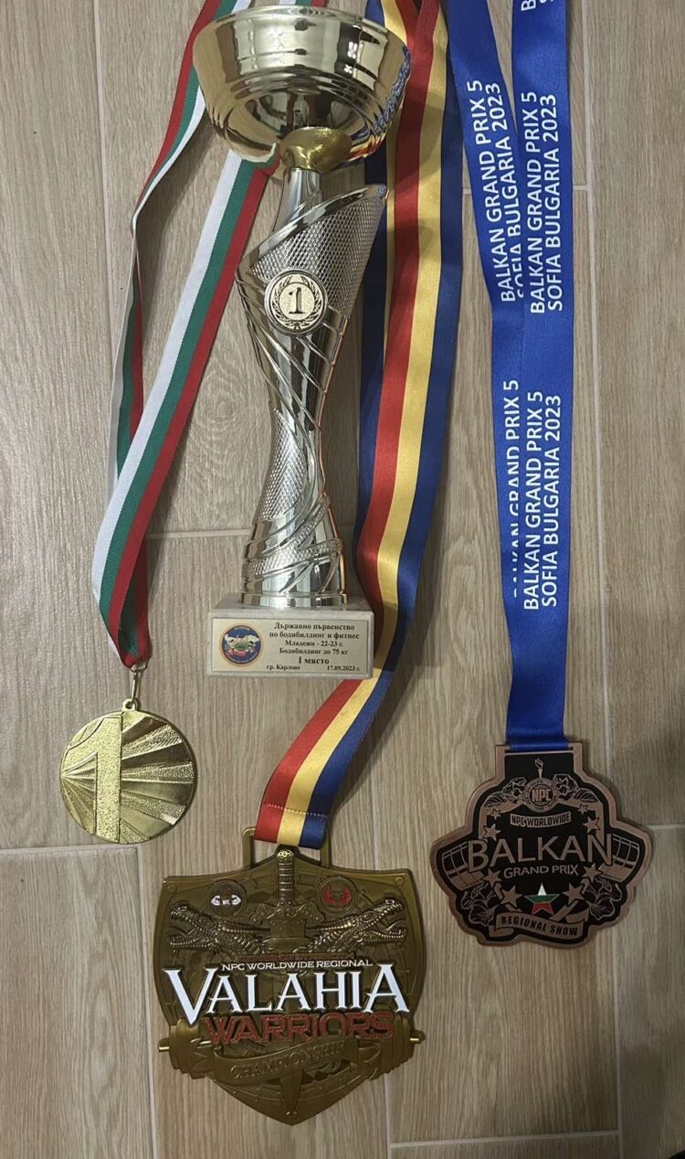 Културистът Валентин Бенев – с успешна 2023 година