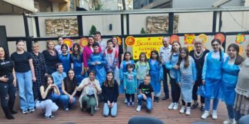 Деца от Севлиево рисуваха балкански слънца в Скопие