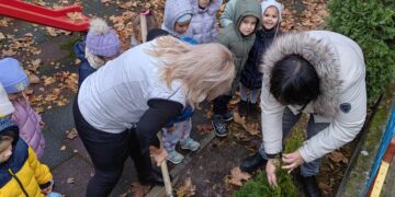 Зелена детска градина “Радост” – деца засадиха бъдеще