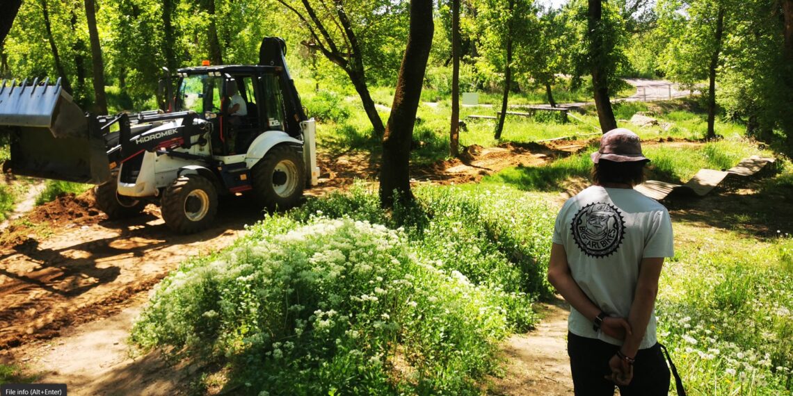 Усилена подготовка на байк парка за пъмп трак състезанието