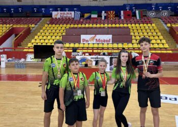 Техника на високо ниво и 10 медала за таекуондистите от “Охрид оупън”