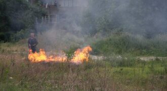 Глобиха 61-годишен заради пожар в Севлиевски лозя