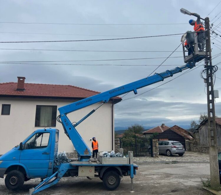 Приключи проектът за осветлението на 6 села