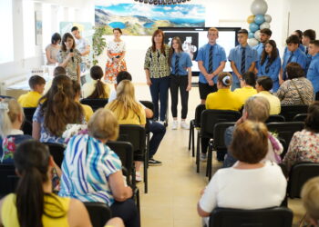 Ученици от ПГМЕТ “Ген. Иван Бъчваров” и ОУ “Стефан Пешев” с интерактивен урок за въглеродния отпечатък и екологичното мислене