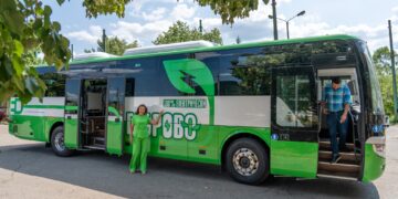 Електробусите, които ще пътуват между Габрово и Севлиево, пристигнаха в Габрово