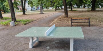 Четири нови тенис маси в парковете на Севлиево привличат деца и младежи