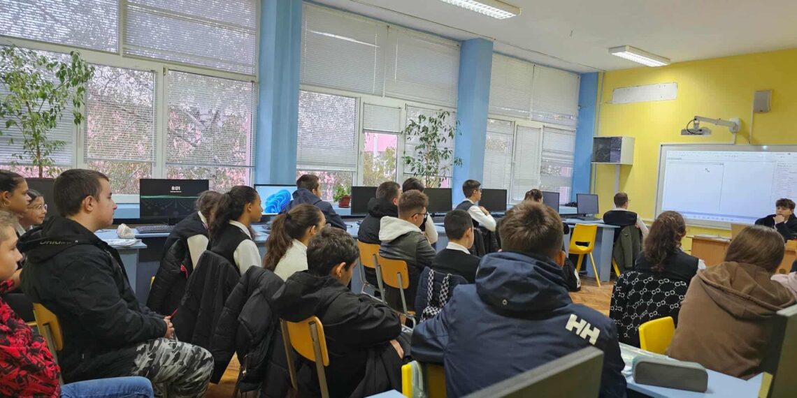 Гимназията се появи на интерактивната световна карта