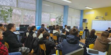 Гимназията се появи на интерактивната световна карта