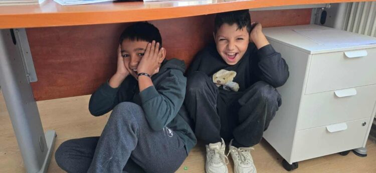 В Душево учиха децата как да реагират при земетресение