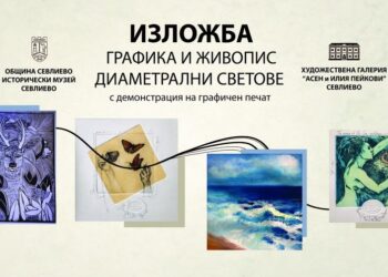 Изложба “Диаметрални светове” – Анелия Мартинчева и Деница Иванова Александрова ще бъде представена в ХГ ”Асен и Илия Пейкови”