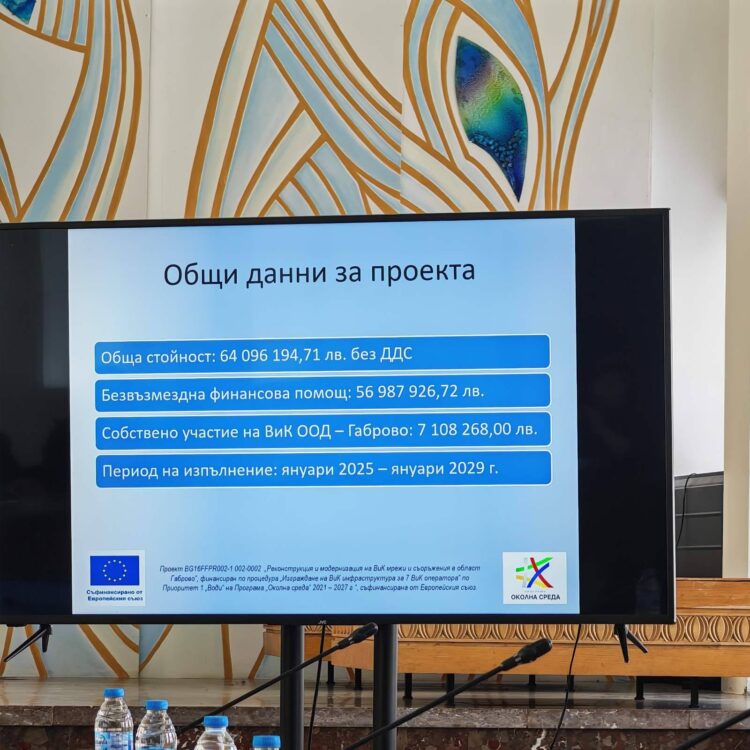 Когато разумът надделее, се вземат правилните решения и ОП ”Околна среда” финансира ВиК проекти и за Севлиево