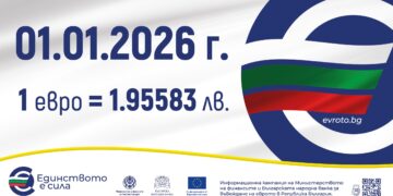 Курсът 1 евро = 1,95583 лв  – фиксиран и задължителен