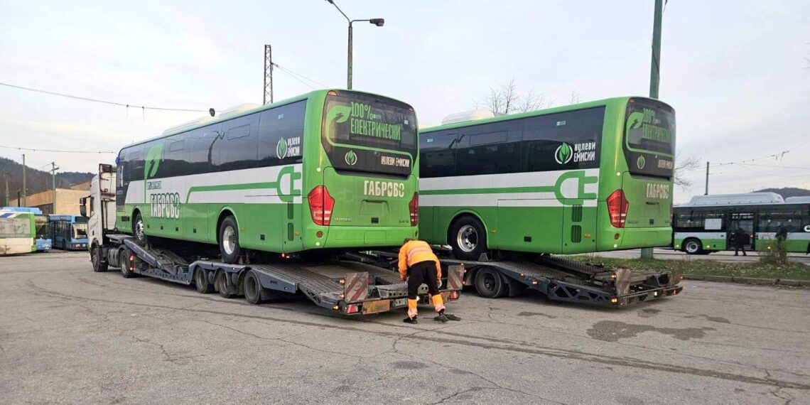 Още два електробуса ще обслужват транспортните линии от Габрово към Севлиево, София и Велико Търново