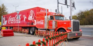 Коледният камион на Кока-Кола носи магията на празниците в Севлиево 14 на декември
