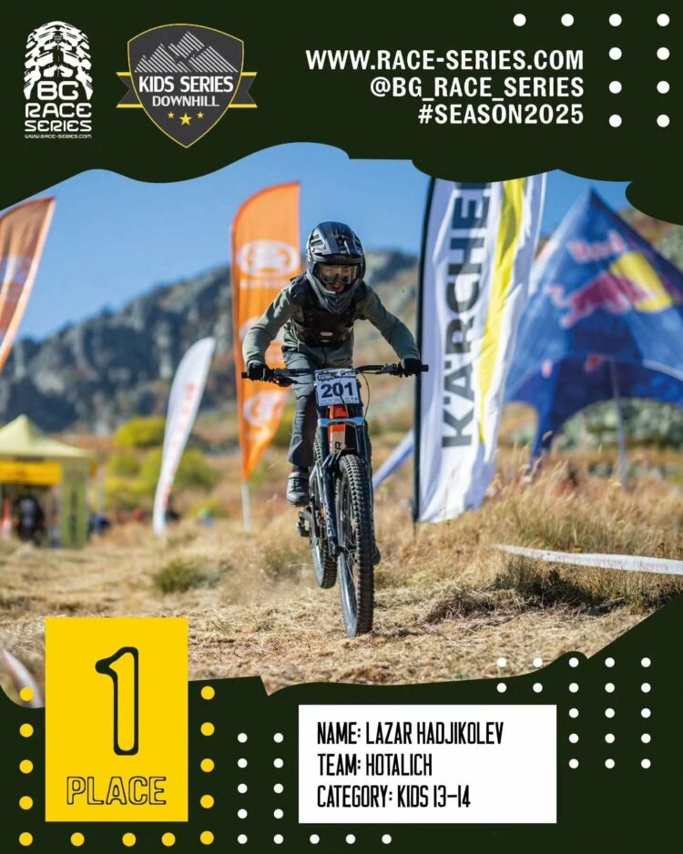 Първо място и шампионска титла в BG Kids Series за Лазар Хаджиколев