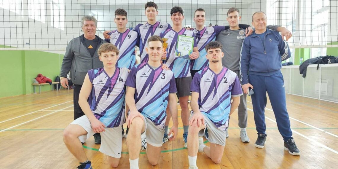 Волейболистките от Гимназията  с първо място на общинско ниво